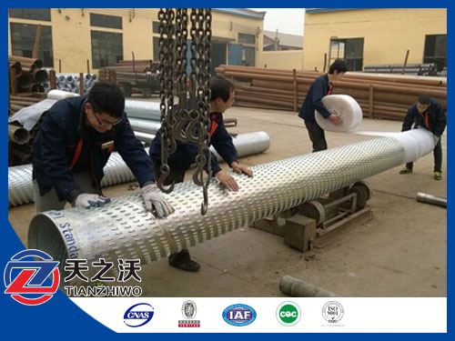 high strength spiral bridge slotted pipe