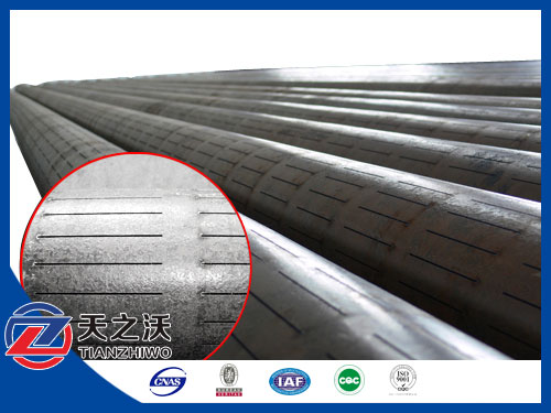 Low carbon steel slotted screen pipe (China manufacturer)