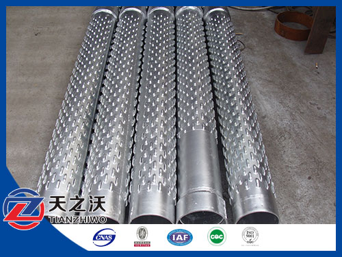 Galvanized Bridge slotted screen for water well drilling