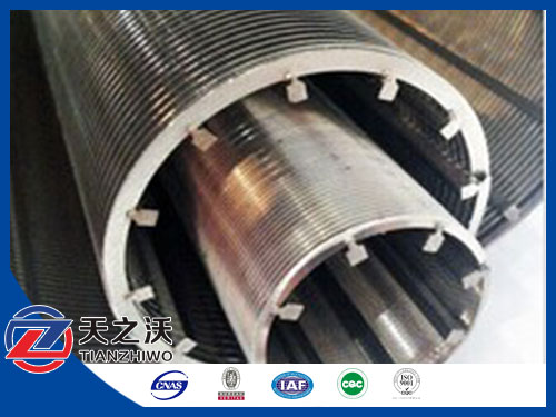 Slotted wedge wire screen filter cylinder