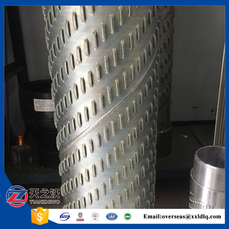 146mm API Stainless Steel Bridge Slotted Well Screens