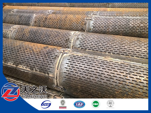 Slot casing pipe for water and oil well