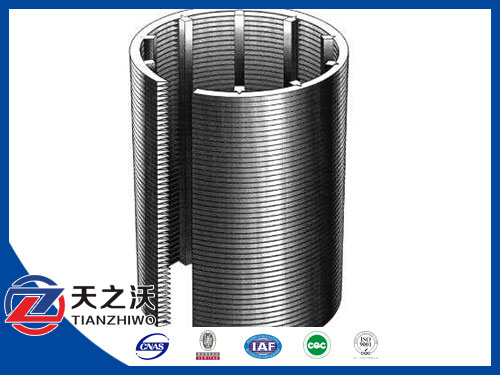 SS wedge wire looped filter element
