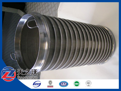 stainless steel wire (AISI 316) slotted filter