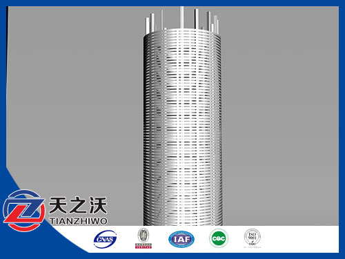 AISI type 304 stainless steel wire wound screens