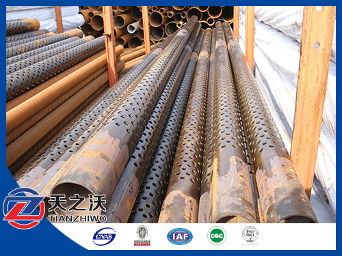 8 5/8＂ perforated steel pipe