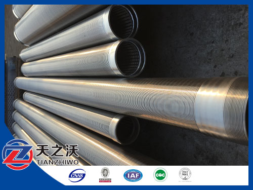 stainless steel casing screen Johnson grade 316L slot 1,5mm