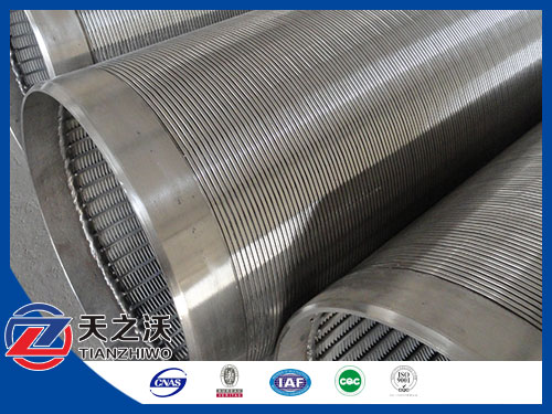 deep-well water filter pipe wedge wire screen