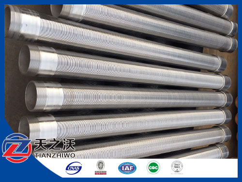 continuous wire wrap (wire wound)stainless steel screens