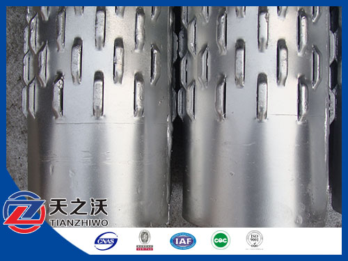 low carbon steel water well 219mm bridge slotted pipe