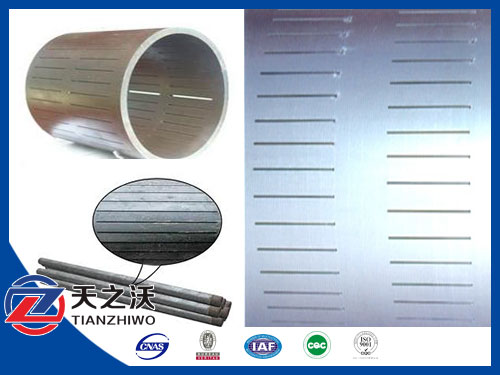 Steel filter pipe slotted oil well casing screen