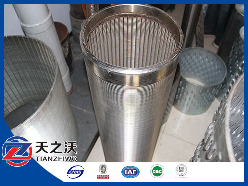 Slot 0.15mm deep water well wedge wire screen