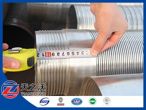 stainless steel v shaped wedge wire screen