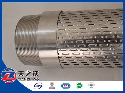 Galvanized Bridge Slot Steel wate rwell drilling screen Pipe