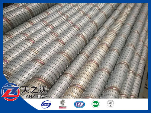 Galvanized Bridge Slot Water/oil Well Screen