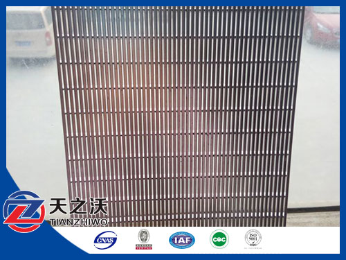 Stainless Steel Flat Wedge Wire Screen For Water Treatment