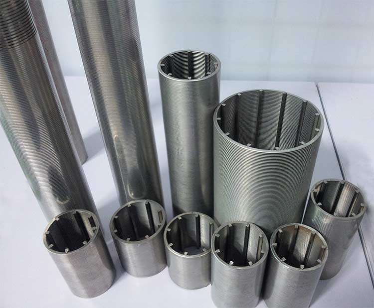 High quality stainless steel water well johnson slotted screen filter tube