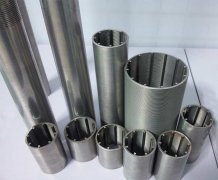 stainless steel wedge wire filtering tube