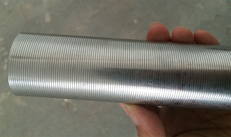 SS wedge wire looped filter element